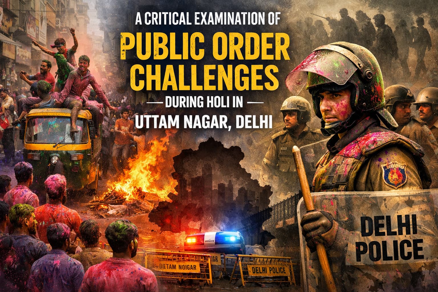  NAVIGATING PUBLIC ORDER DURING HOLI: A REVIEW OF COMMUNITY CHALLENGES IN DELHI'S URBAN CONTEXT