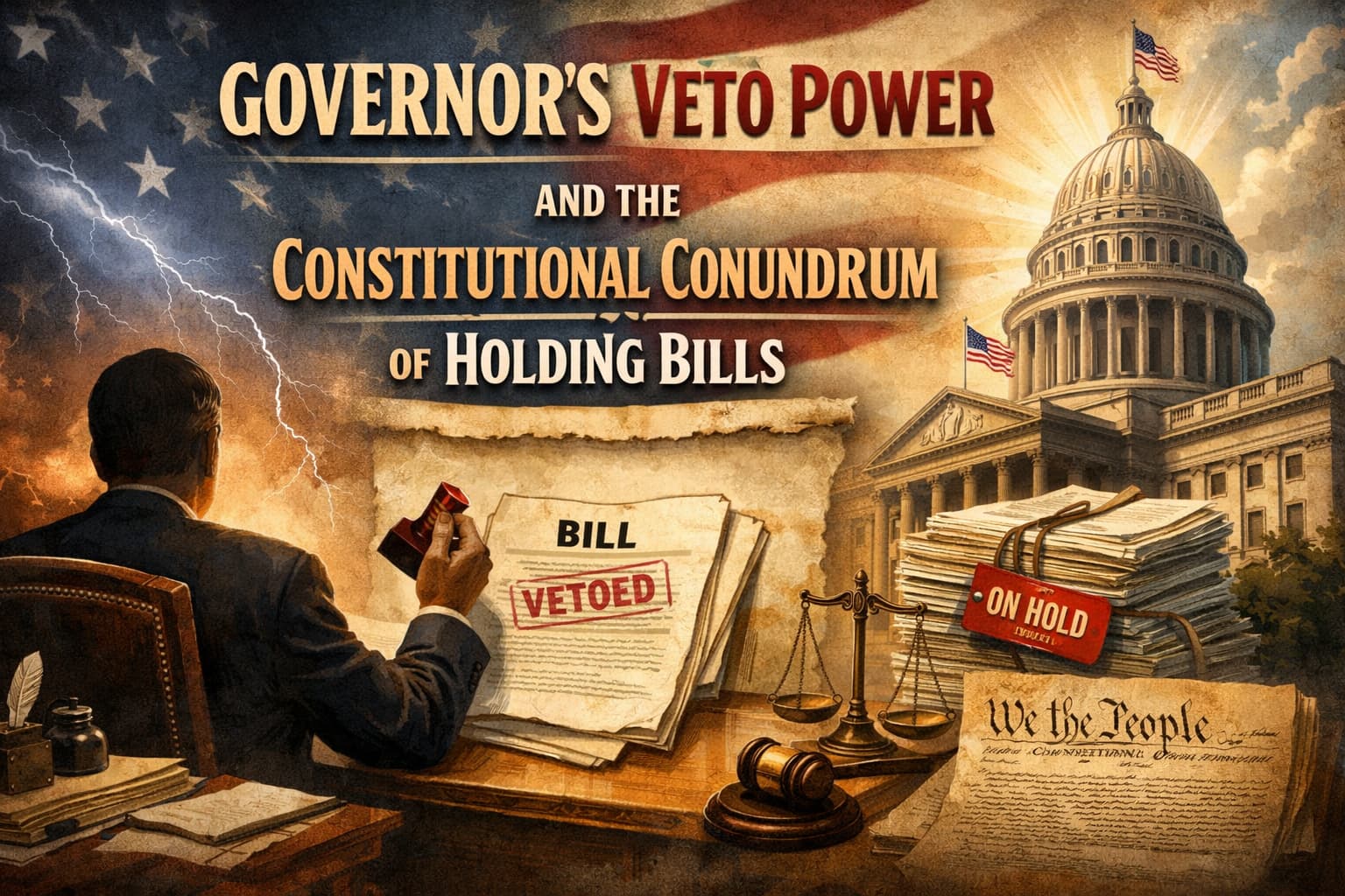 GOVERNOR'S VETO POWER AND THE CONSTITUTIONAL CONUNDRUM OF HOLDING BILLS